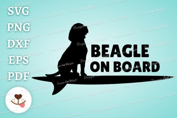 Beagle on Board Funny Dog Car Decal Svg Review