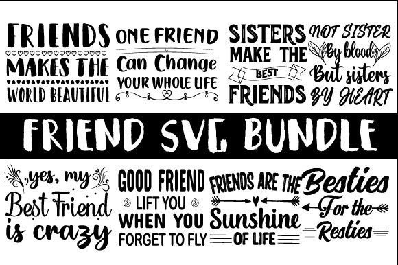 Friend Svg Bundle Friend Funny Design Review
