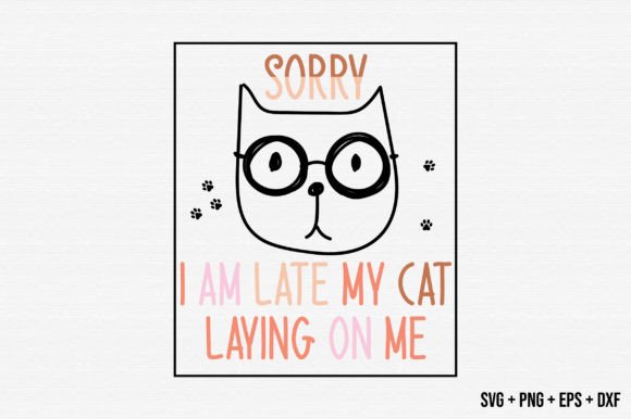 Funny Cat Quote Doodle SVG Design Graphics and Crafts