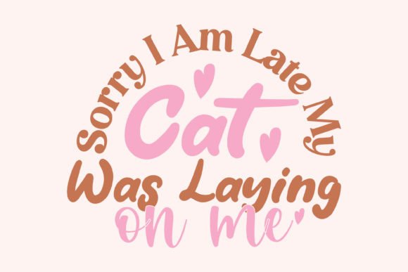 Funny Cat Quote Doodle SVG PNG Design for Graphics and Crafts