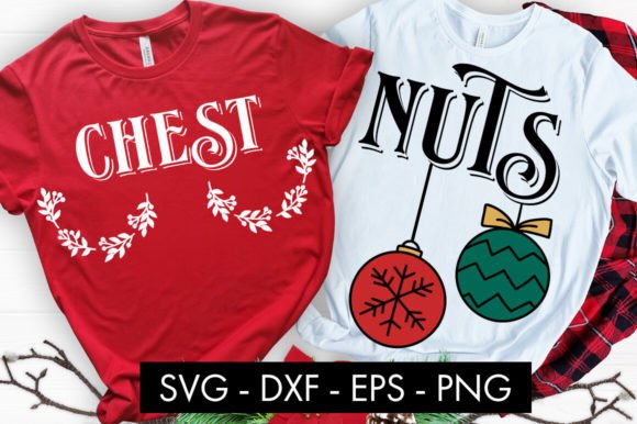 Funny Christmas Chestnuts Couple SVG Graphics and Crafts Review