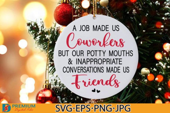 Funny Coworkers Christmas Ornaments SVG Graphics and Crafts Review