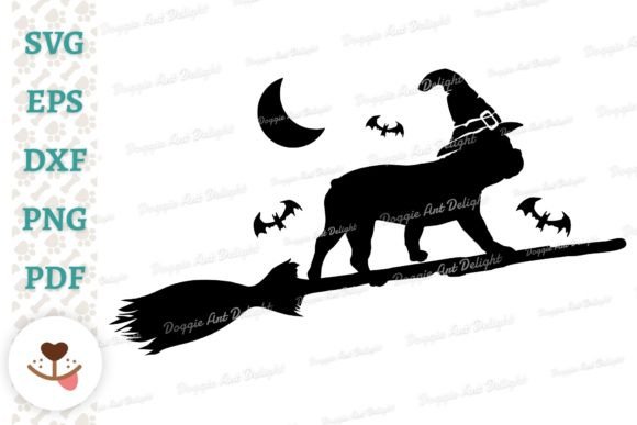 Funny Halloween Frenchie Dog Svg Png Dxf Graphics and Crafts