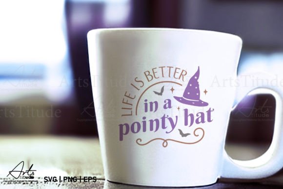 Funny Halloween Witch Hat SVG PNG Graphics and Crafts Review
