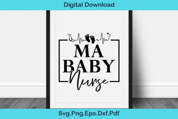 Funny Ma Baby Nurse Svg Shirt Design
