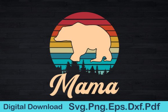 Funny Mama Bear Gift Svg T Shirt Design Graphics And Crafts Review