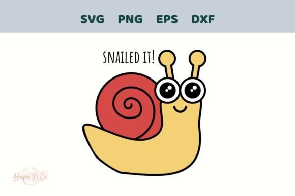 Snailed It SVG: A Designer’s Take on This Snail Design